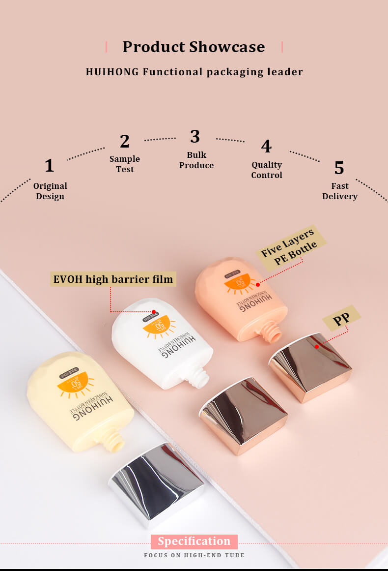 5 Layers Sunscreen Bottle 
