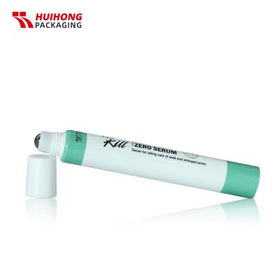 หลอดครีมบำรุงรอบดวงตาสีเขียว 20ml พร้อมหัวลูกบอลลูกกลิ้งสำหรับเซรั่ม