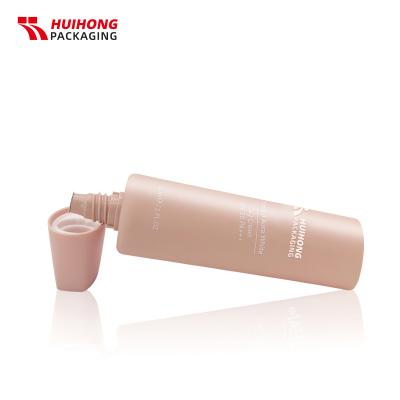 หลอดโลชั่นบำรุงผิวสีชมพู 30ml พร้อมฝาสกรูวงรีด้านบนสำหรับเครื่องสำอาง
