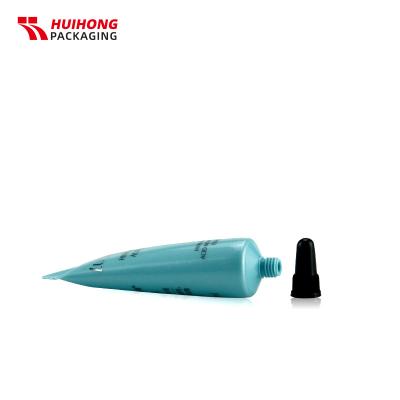 หลอดหัวฉีดครีมบำรุงรอบดวงตาสีน้ำเงิน 10ml สีน้ำเงินด้วยหมวกกระสุน