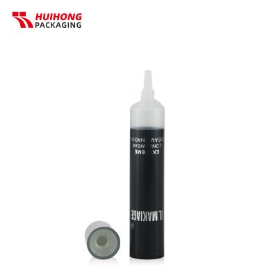 หลอดหัวฉีดครีมบำรุงรอบดวงตาสีดำ 10ml พร้อมฝาเกลียวสองชั้น