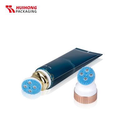 บีบอ้อยนวดซิลิโคนลูกกลิ้งสแตนเลสลูกกลิ้งแปรง applicator tube
