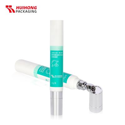 10ml 20ml 25ml บรรจุภัณฑ์หลอดเจล applicator ที่กำหนดเองโลหะนวดบีบครีม tube
