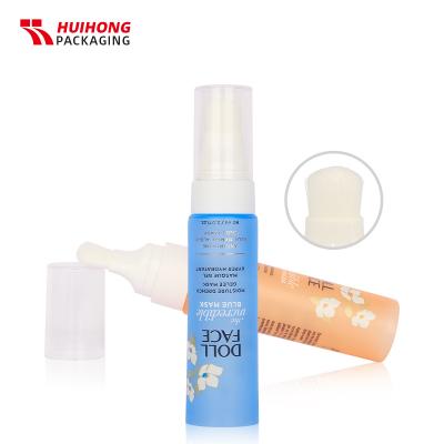 หลอดบีบครีมทาหน้าอ้อยเปล่าพร้อมฝา PETG สำหรับบรรจุภัณฑ์เครื่องมือแต่งหน้า
