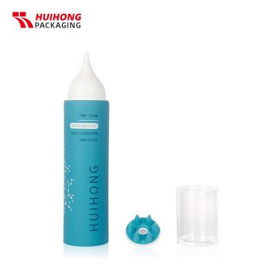 หลอดนวดซิลิโคนหัวหนังศีรษะ TPE ที่เปลี่ยนสีได้เองพร้อม PETG outercover
